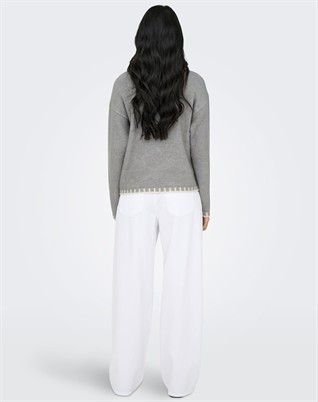 JDY - JDYSilja L/S On Contrast Strik 